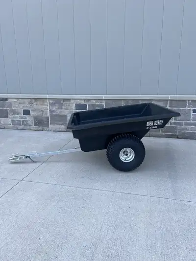 BUSH BURRO DUMP TRAILER BY RESCRAFT - 22 cu.ft /950lb Load - Tilts and Dumps - Knobby Tires 22 x 11...