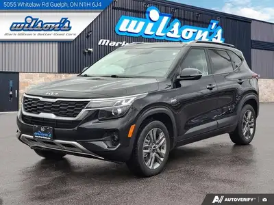 Check out this certified 2023 Kia Seltos LX AWD | Heated Seats | CarPlay + Android | Rear Cam | Blue...