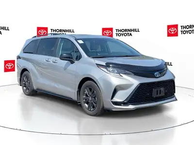 Thornhill Toyota Proudly Presents This Silver 2025 Toyota Sienna with XSE AWD 7-Passenger Package, F...