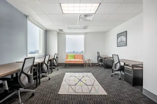 Access a bright and inspiring office space to rent designed to help teams of five to do their best w...