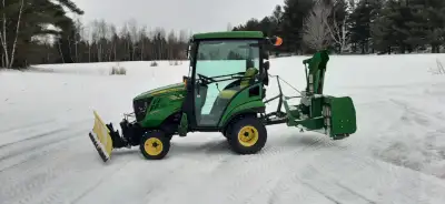 Clean , low hr unit Factory Cab, has loader mounts , controller, etc . hydrostatic trans, rear 3 poi...