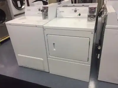 Commercial Coin washers and dryers, View more