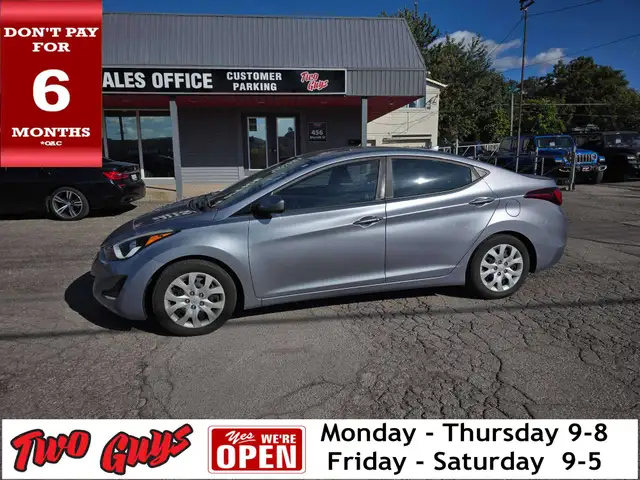 2015 Hyundai ELANTRA GL Low Kms!! Nice Trade In Heated Front Sea