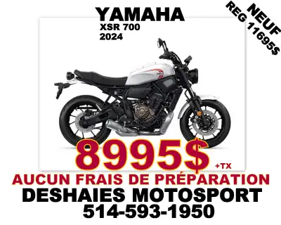 --- MOTO NEUVE ,FINANCEMENT FACILE SUR PLACE,8995$ + TAXES TOUTE PROMO INCLUS 514-593-1950