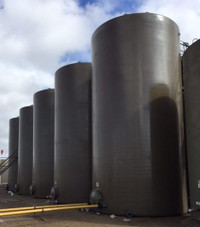 New Liquid Fertilizer Fiberglass Storage Tanks