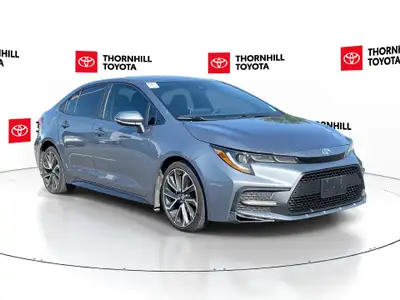 Thornhill Toyota Proudly Presents This Grey 2020 Toyota Corolla with SE UPGRADE CVT Package, Featuri...