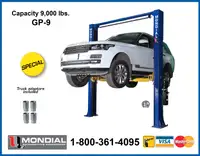 GP9 Two post hoist Auto lift Hydraulic Car lift 9000lbs ETLc