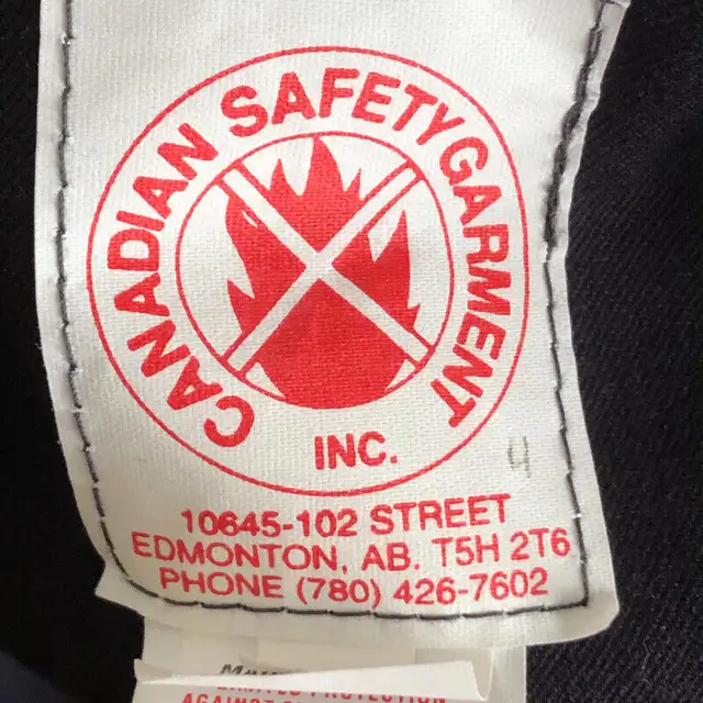 Canada Safety Garment ~Fire Resistant Jacket ~ Size 56R ~ UNUSED62863263037443124
