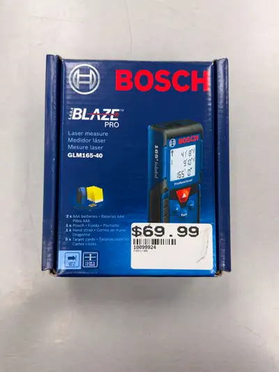 Bosch BLAZE Pro Laser Measure, 165-ft - BRAND NEW, View more
