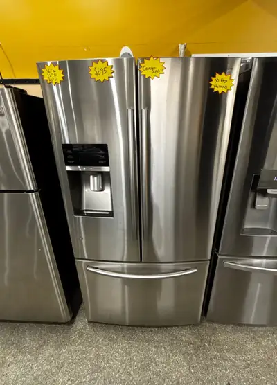 36“ Counter Depth Samsung Perfect Working Condition French Door Refrigerator Dimensions(Inches): Wid...
