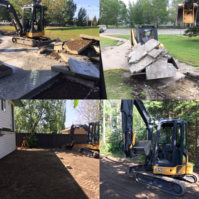 Excavator / Bobcat  Services  in Lawn, Tree Maintenance & Eavestrough in Grande Prairie