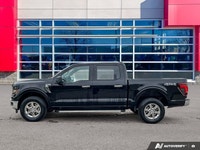 Clean CarFax, Ontario Vehicle, Agate Black Metallic 2025 Ford F-150 XLT SuperCrew 4X4, 10-Speed Auto... (image 1)