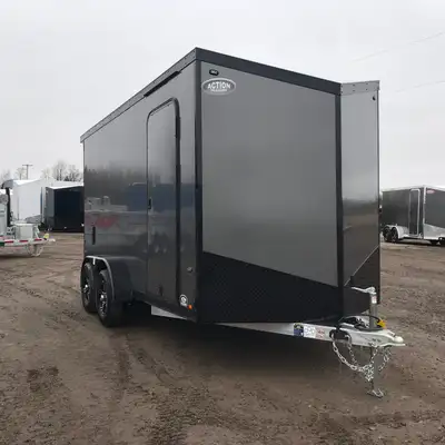 LEGACY SERIES ALL ALUMINUM FRAME 7' X 14' TANDEM AXLE CARGO W/ RAMP DOOR AND POLYCORE PANEL UPGRADE!...