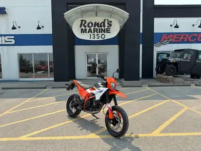 2025 KTM 390 SMC RBEHAVE SOMEWHERE ELSESliding at the apex to join the KTM SuperMotard army in the m...