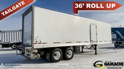Trailer - # STOCK: R-36902 2013 MANAC 36' DRY VAN REMORQUE FERMÉ AVEC HAYON ÉLEVATEUR 2013 MANAC 36'...
