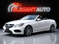 2017 Mercedes Benz E-400 Cabriolet AMG Sport White Exterior on Dark Brown Interior comes with Naviga... (image 4)