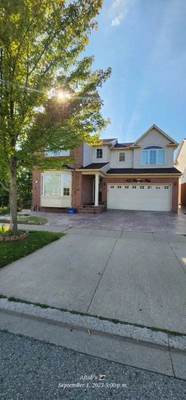 WALK-OUT CORNOR LOT BASEMENT: One (1) Bedroom (furnished) Is Available For A Female Student (or havi...