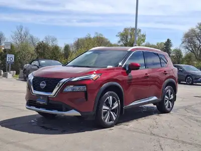 Come see this certified 2023 Nissan Rogue Platinum AWD | Leather | Sunroof | Nav | 360 Camera | HUD...