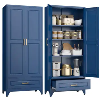 WE DELIVER - UNICOLY 75" Kitchen Pantry Cabinet with Drawer... L, View more