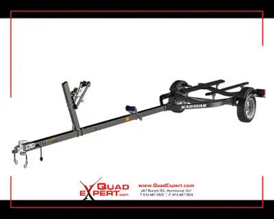Our Single Axle 1250# Bunk Trailer matches small fishing and jon boats well. It also looks good, wit...