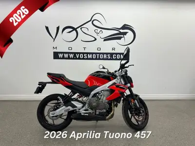 Vos Motors -Financing Available 2026 Aprilia Tuono 457 Naked Twin with Racing DNA! ?? The all-new Tu...