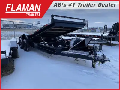2026 Oasis 20' Full Tilt Trailer Axles: (2) 7000lb Suspension: Slipper Spring Tires: ST235/80R16 (10...