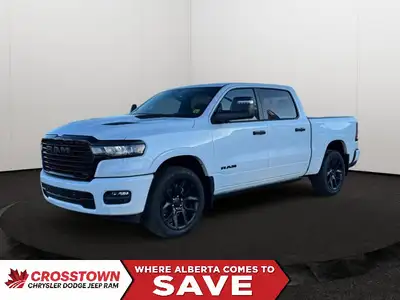 This Ram 1500 is equipped with: Leather-Faced Front Vented Bucket Seats, Dual Pane Panoramic Sunroof...