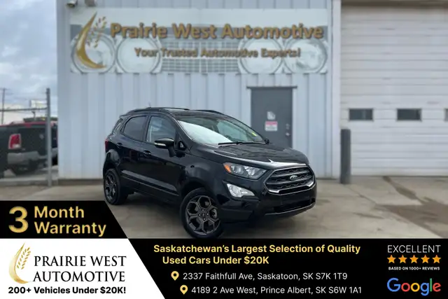 2018 Ford Ecosport SES 4WD | No Accident | Low KM