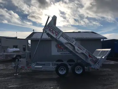 N&N INNO SERIES 6'x12' TANDEM AXLE GALVANIZED DUMP TRAILER: 5 TON WITH RAMP COMBO GATE UPGRADE Why s...