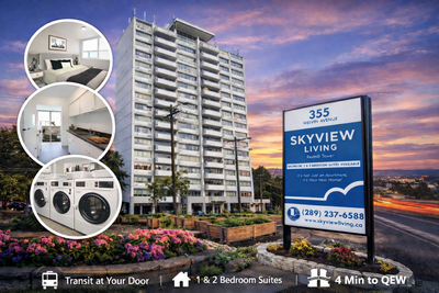 REDHILL TOWER - 355 MELVIN AVENUE, HAMILTON, ON Value-priced suites now leasing! CURRENT AVAILABILIT...