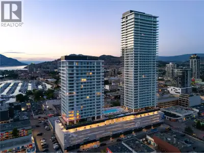 No GST! Welcome to #707 238 Leon Avenue! Water Street by the Park (WSBTP) is a brand-new development...