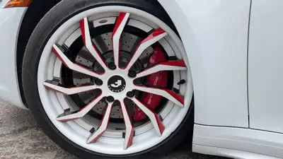 20" Forgiato Rims 20x8.5 5x130 48 C.B 71.6 Can fit Porche 718, 911, Boxter, Cayman *Aggressive Fitme...