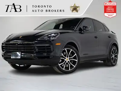 This 2021 Porsche Cayenne Coupe is a local Ontario vehicle and a high-performance luxury SUV that bl...