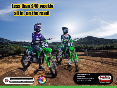 $700.00 MegaCash DiscountLess than $40 weekly all in, on the dirt! Get ready to dominate the dirt in...