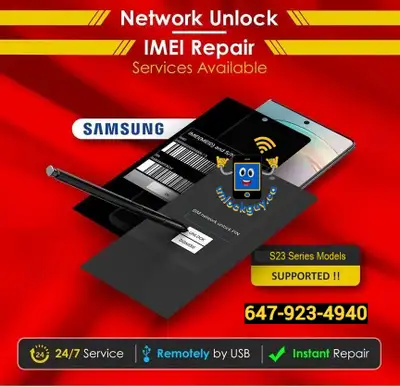 SAMSUNG GALAXY S23 SERIES UNBLACKLIST DEMO UNLOCK SERVICE MORE, View more