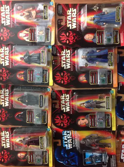 Star Wars 15 figurine non ouvertes 1995-1996, View more