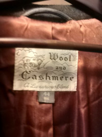 Full Length Wool and Cashmere Coat
