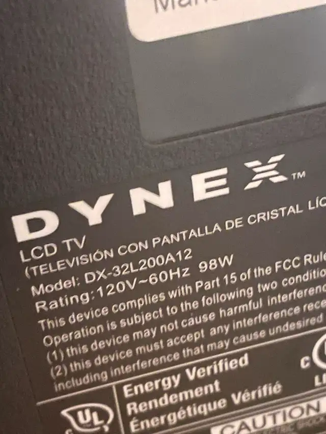 Dynex 32" LCD TV 720p 60Hz HDTV Black Model:DX-32L200A12 in TVs in City of Toronto - Image 4