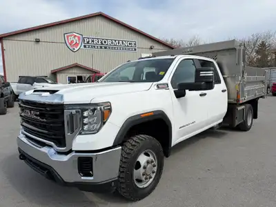 READY FOR WORK!! THIS TRUCK IS ALL SET UP WITH ALUMINUM DUMP BOX. POWERFUL 6.6L DURAMAX DIESEL 4X4!!...