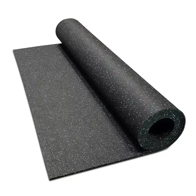 NEW 4 FT X 50 FT RUBBER GYM MAT 212560 in Exercise Equipment in Lloydminster - Image 3