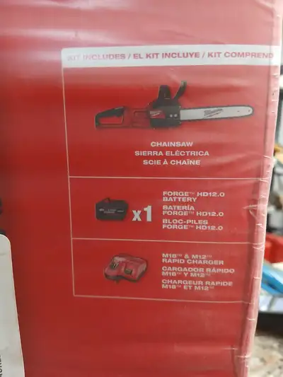 16" Milwaukee Chain Saw Kit NEW, View more