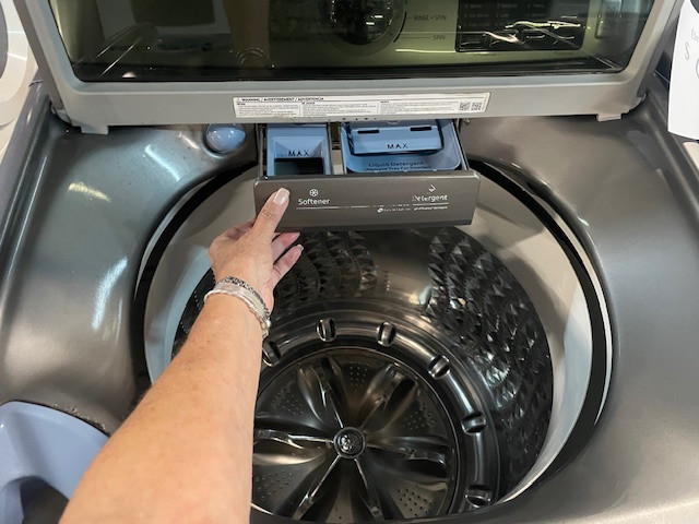 Laveuse sécheuse top load grises Samsung dans Laveuses et sécheuses  à Ville de Montréal - Image 3
