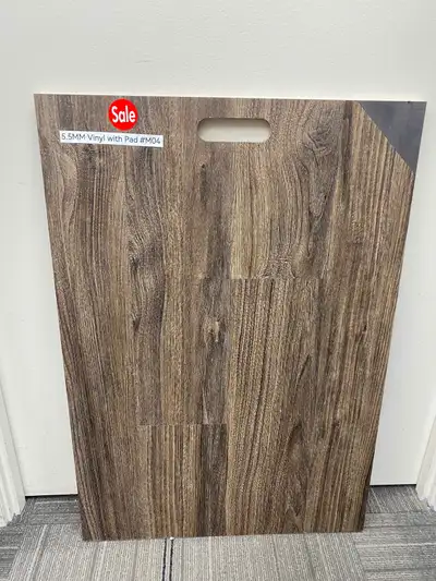 5.5MM Vinyl Flooring With Pad ($1.39/sqft), View more