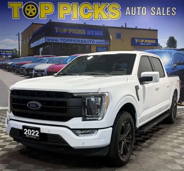 2022 Ford F-150 Lariat Sport, 502A, Accident Free, Only 29,000 K