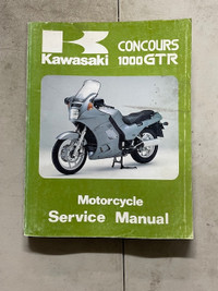 Sm306 Kawi Concours 1000 GTR ZG1000 Motorcycle Service Manual