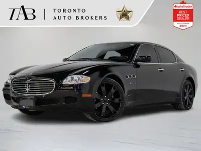 This elegant 2007 Maserati Quattroporte is a local Ontario vehicle with a clean Carfax report, offer...