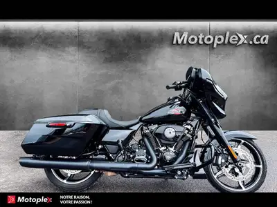 Motoplex St-Eustache STREET GLIDE FLHX BLACK GARANTIE PROLONGEE jusqu'a 4 ans disponible et plan d'e...