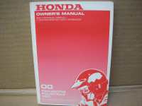 NOS 2000 Honda TRX350TM owners manual