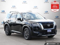 New Price! Odometer is 5059 kilometers below market average! Black 2024 Nissan Pathfinder SV 4WD 9-S... (image 6)