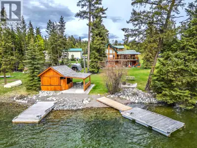 The stuff dreams are made of! 1.25 acres of beautifully kept property on sought after Lac La Hache!...